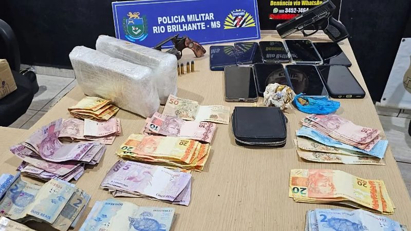 Polícia prende quatro suspeitos após ataque a tiros em Rio Brilhante