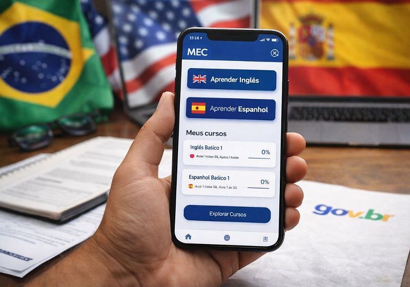 MEC Idiomas oferece aulas do nível básico ao avançado em aplicativo e site