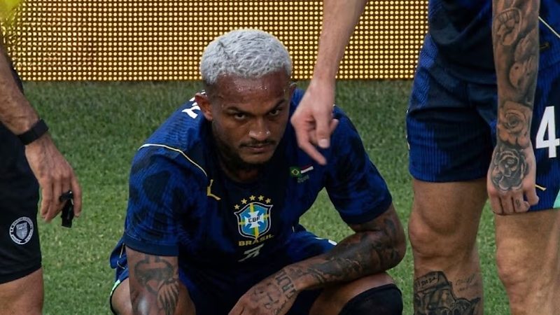 Wesley é cortado após diagnosticado com uma lesão na coxa esquerda
