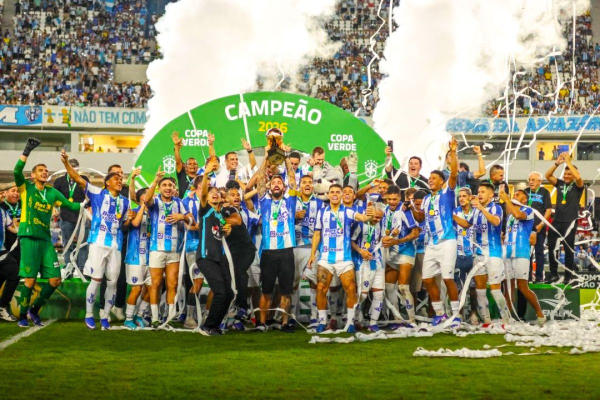 Paysandu 4 x 0 An&aacute;polis-GO - Jogo final da Copa Verde 2026