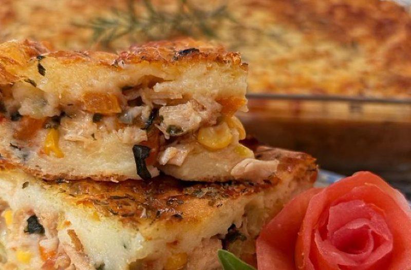 A preparação vencedora foi a torta nutritiva de mandioca sem glúten, bastante apreciada pelos estudantes da unidade escolar