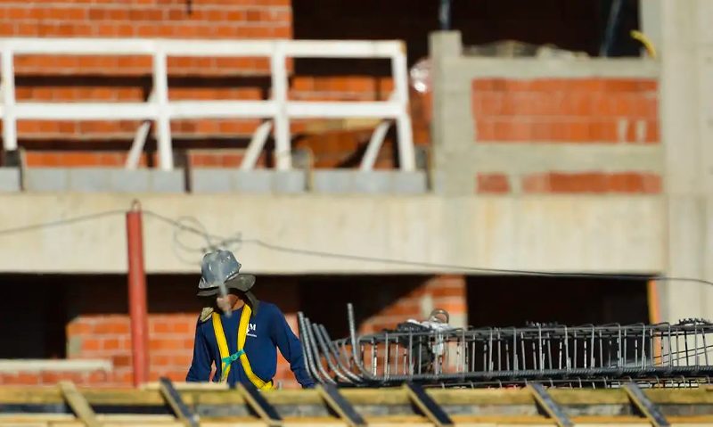 Construção de prédios residenciais e comerciais no Setor Noroeste em Brasília