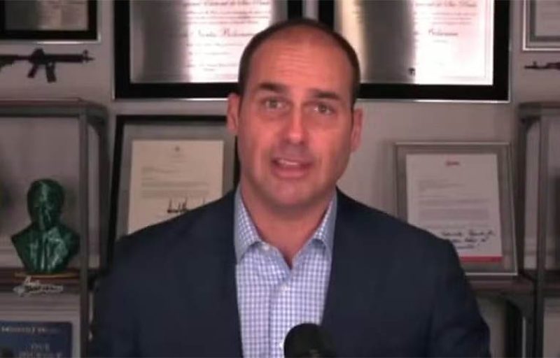 Eduardo Bolsonaro em vídeo nas redes sociais