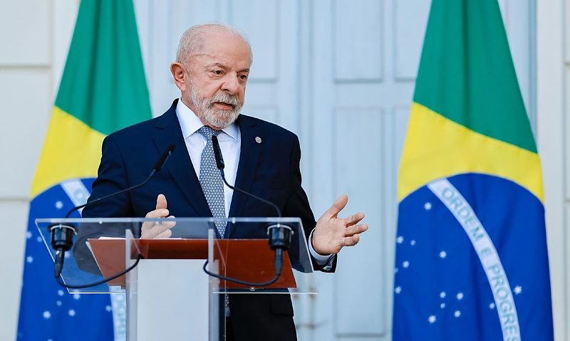 Évian-les-Bains, 17/06/2026 - Presidente da República, Luiz Inácio Lula da Silva durante coletiva de imprensa após reunião do G7