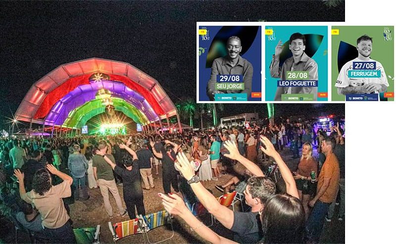 Festival acontece em agosto, em Bonito