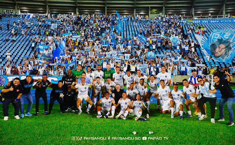 O Papão segue firme na caça à liderança após a grande vitória no estádio Castelão diante do Maranhão pela Série C