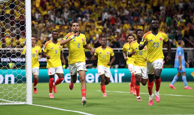 Colômbia vence RD Congo e decide a liderança da chave contra Portugal