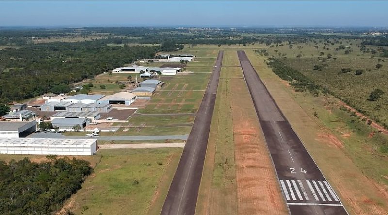 Aeroporto de Santa Maria, em Campo Grande (MS)