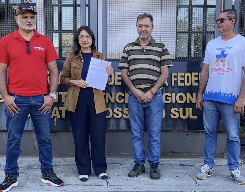Vereadora esteve na Superintedência da Polícia Federal registrando uma denúncia-crime solicitando a abertura de investigação sobre supostas irregularidades