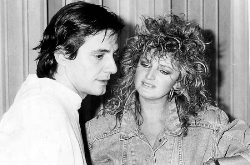 Fábio Jr. com Bonnie Tyler em 1987