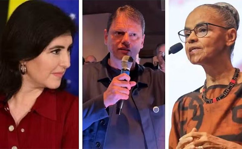 Simone, Tarcísio e Marina: forasteiro x forasteiras
