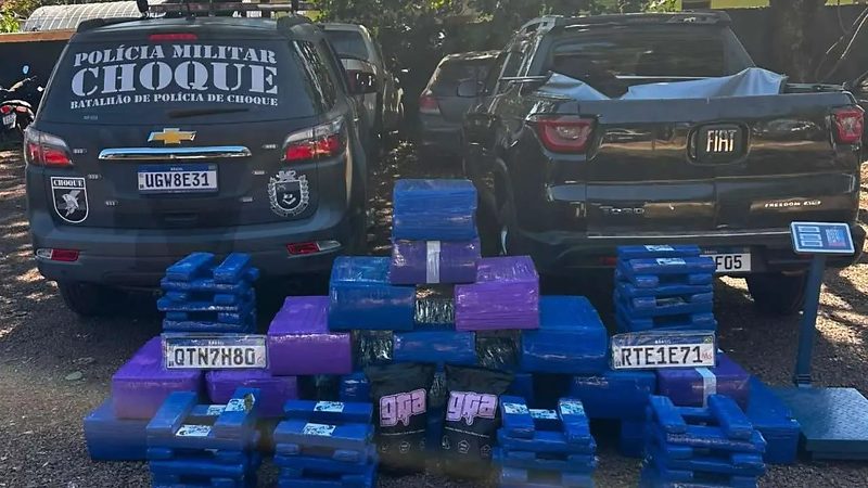 Homem é preso ao guardar Fiat Toro com 604 quilos de maconha em Ponta Porã