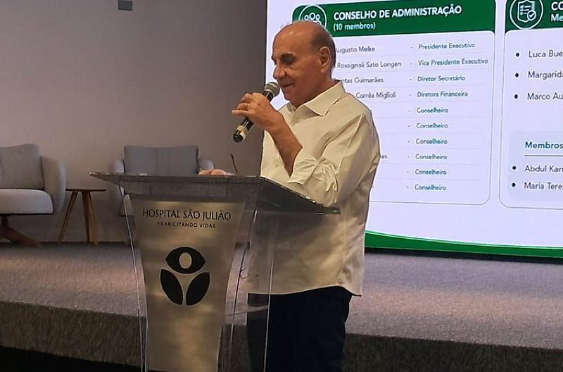 Carlos Augusto Melke, reeleito presidente