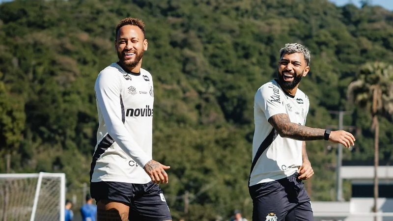 Neymar e Gabriel Barbosa desfalcam o Santos em confronto na Sul-Americana
