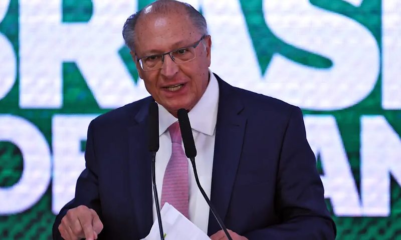 Brasília (DF) 13/08/2025 - O vice-presidente, Geraldo Alckmin, durante assinatura da medida provisória (MP) Brasil Soberano., no Palácio do Planalto