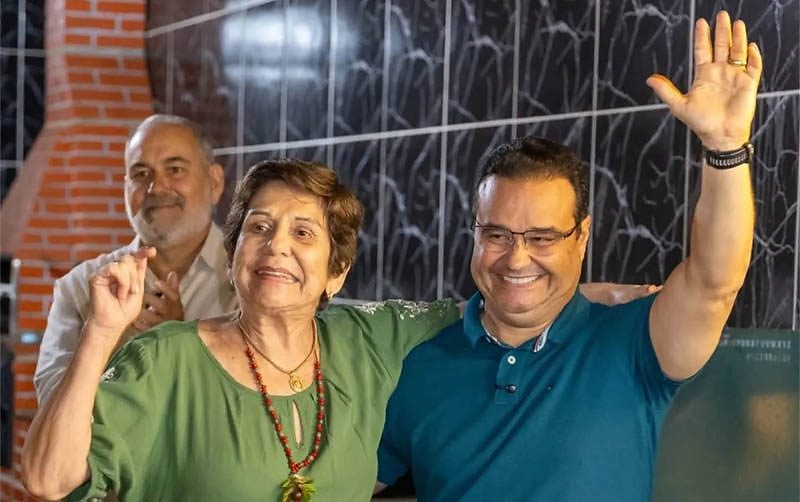 Gilda dos Santos e Fábio Trad