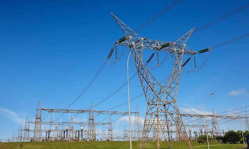 Foz do Iguaçu (PR), 14/04/2026 - Linhas de transmissão de energia elétrica da usina hidrelétrica Itaipu Binacional