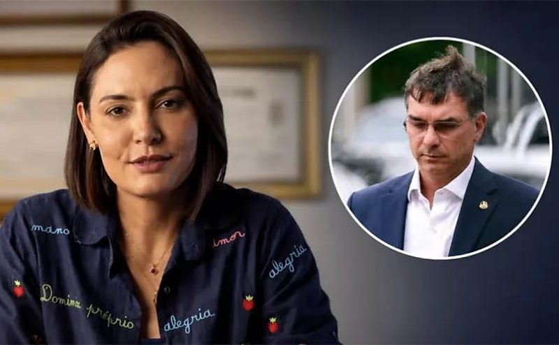 Michelle e Flávio: trégua na véspera da convenção