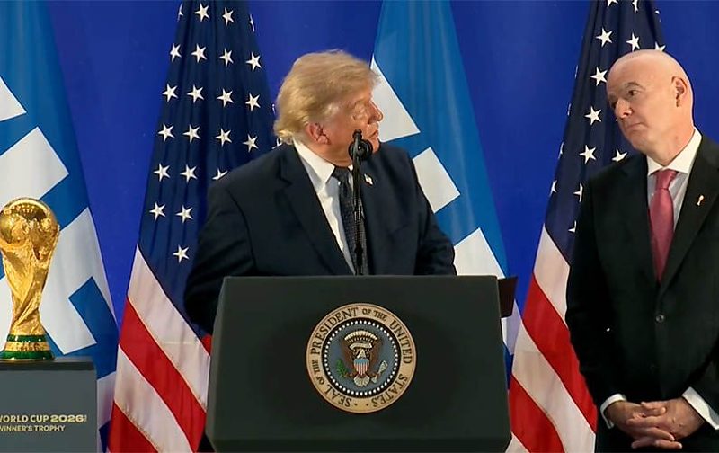 Trump e Infantino e a 'venda' a Copa
