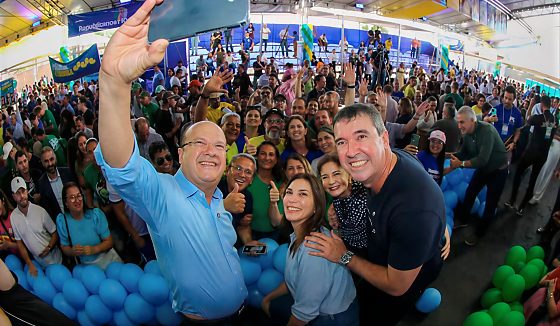 Eduardo Riedel &eacute; oficializado candidato &agrave; reelei&ccedil;&atilde;o e promete priorizar investimentos, educa&ccedil;&atilde;o e gera&ccedil;&atilde;o de empregos
