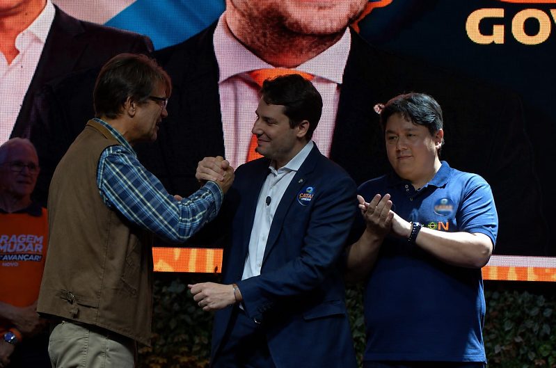 Partido NOVO anuncia João Henrique Catan candidato ao Governo do Estado. com Antônio João Jacintho como vice na chapa