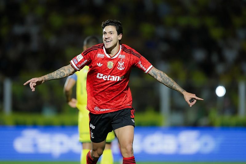 Pedro brilha com dois gols na goleada por 5 a 1 em cima do Mirassol