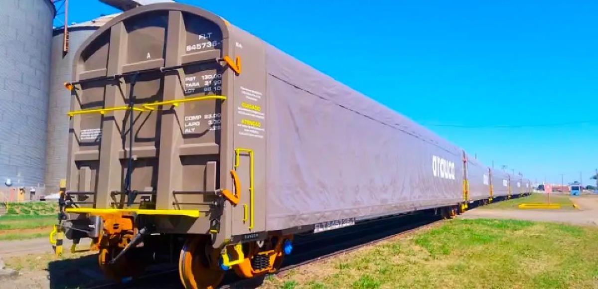 Randon entrega lote de 40 vag&otilde;es ferrovi&aacute;rios para a Arauco 