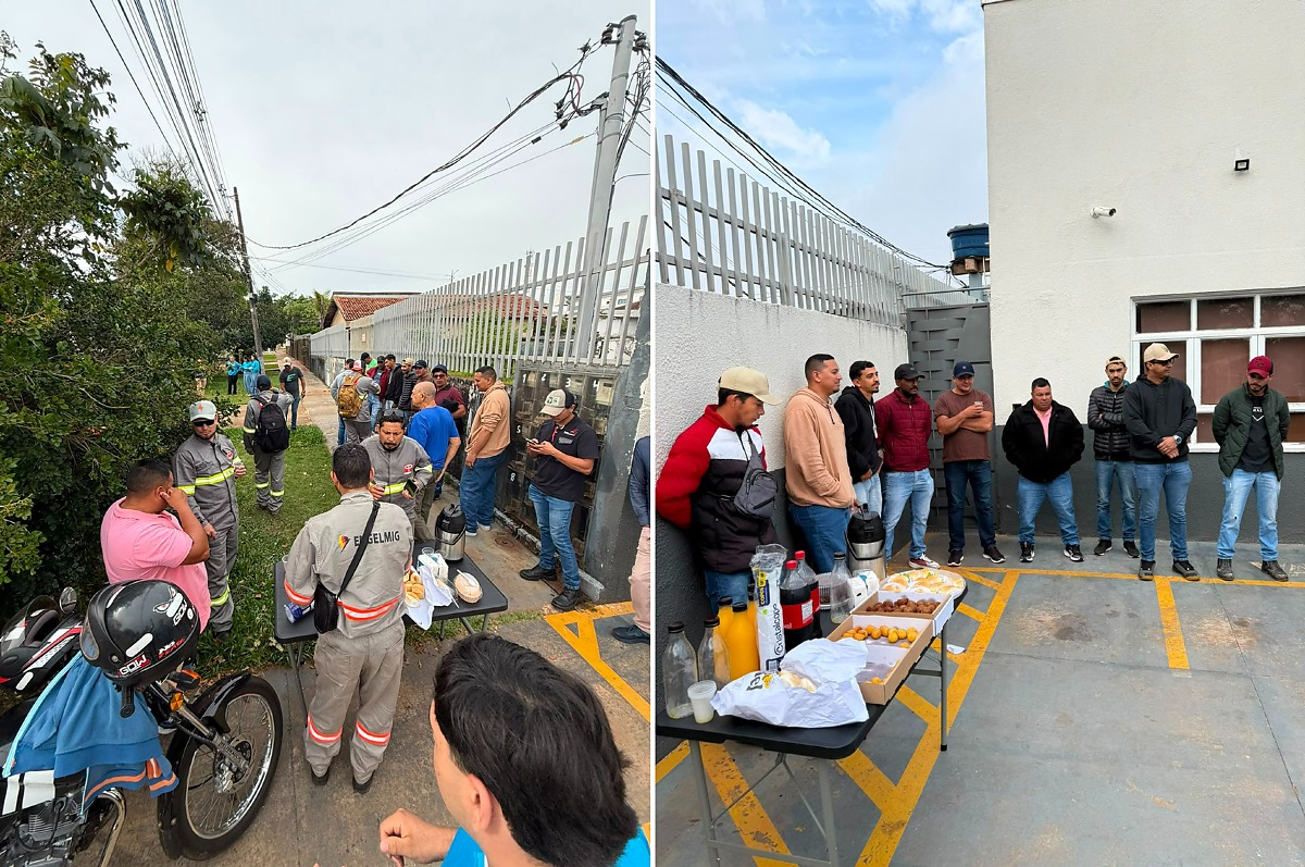 Trabalhadores terceirizados da Energisa cobram rescisões e denunciam sobrecarga em mobilização em Ponta Porã