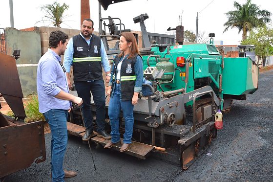 Campo Grande acelera obras de pavimentação em vários bairros