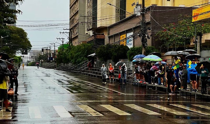 Fortes chuvas cancela desfile cívico-militar do aniversário de 127 em Campo Grande