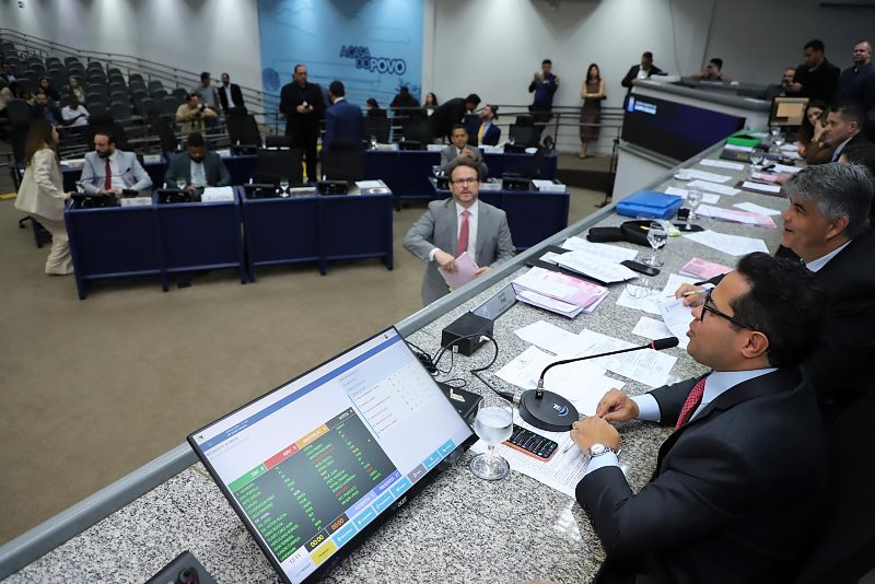 Sessão plenária desta quinta-feira (27), na Câmara de Campo Grande