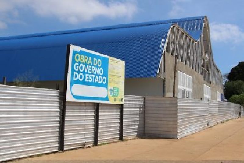 Obras shopping popular Três Lagoas