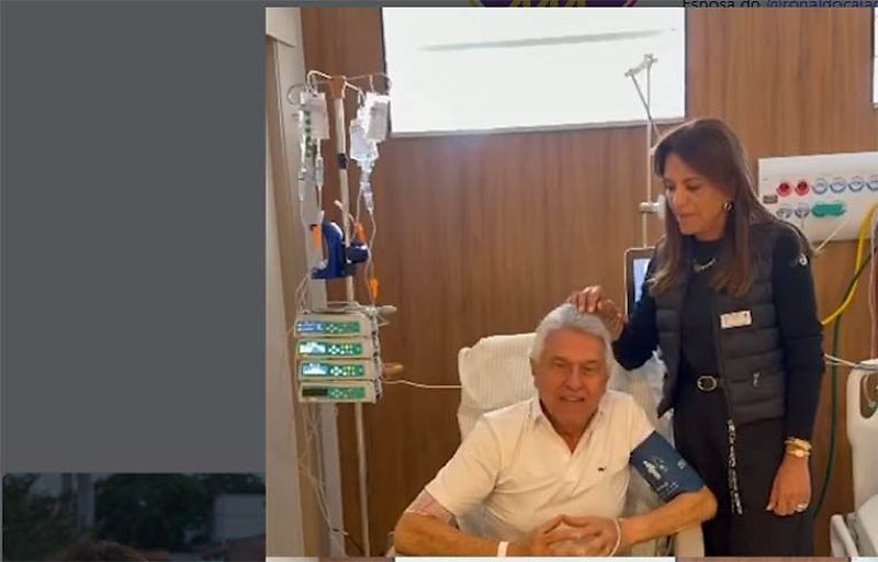 Caiado e Gracinha em vídeo no Instagram