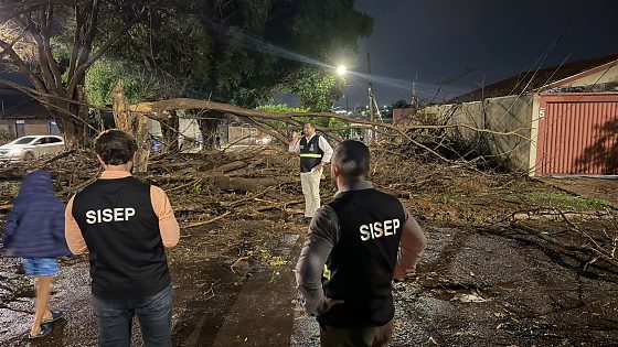 Campo Grande ap&oacute;s tempestade 