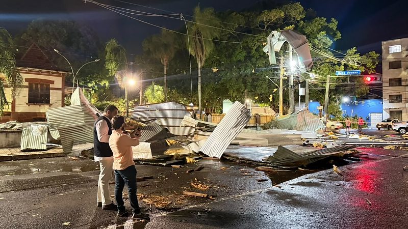 Ventadaval na última quinta-feira causou estragos em diversas regiões de Campo Grande