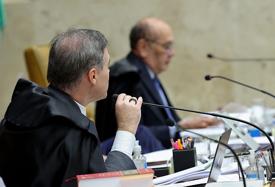 Sess&atilde;o do STF sobre investiga&ccedil;&atilde;o contra Alexandre de Moraes tem bate-boca entre ministros