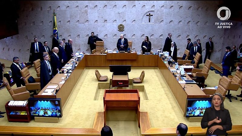 Sessão do STF segue sobre a investigação contra Alexandre de Moraes