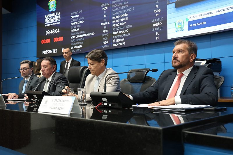 Sessão da Assembleia Legislativa de MS, desta quinta-feira (24)
