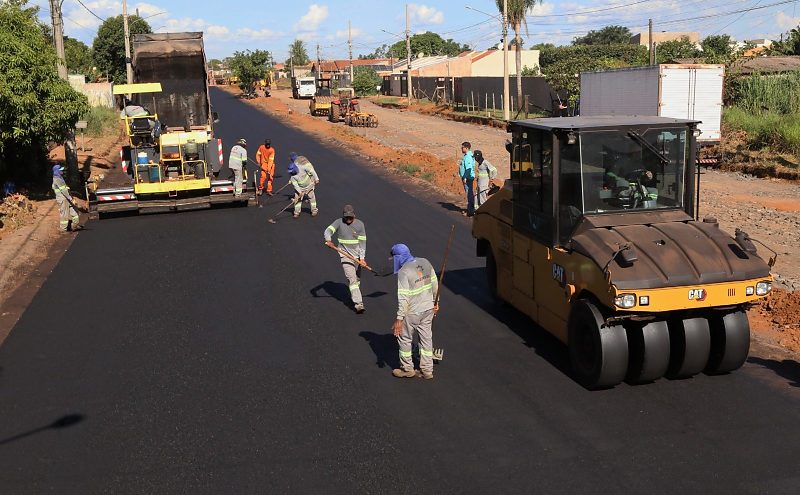 Obras de pavimentação serão divulgadas nesta sexta-feira (2).
