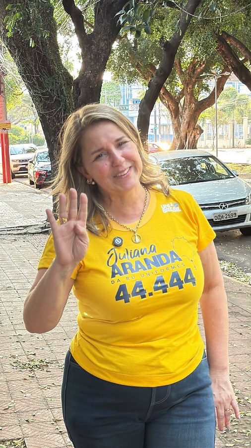 “Estamos contratando por quatro anos”: Juliana Aranda reforça importância do voto consciente neste domingo