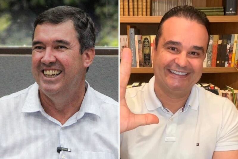 Eduardo Riedel (PP) e Fábio Trad (PT)