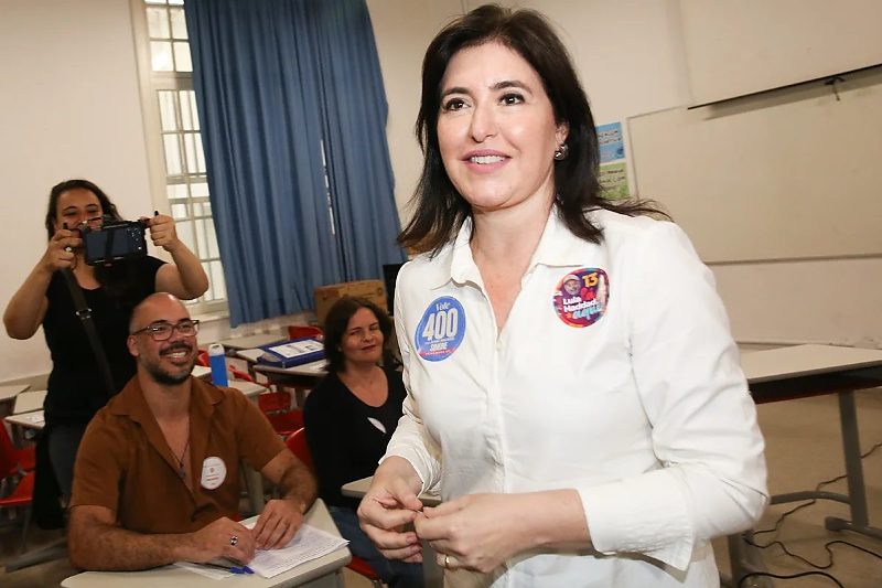 Sinome Tebet (PSB/SP) ficou em 3º lugar no Senado por São Paulo