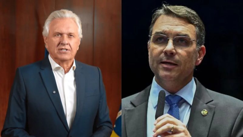 Em conversa por telefone, Caiado confirmou apoio a Flávio Bolsonaro e marcaram reuniões para alinhar estratégias