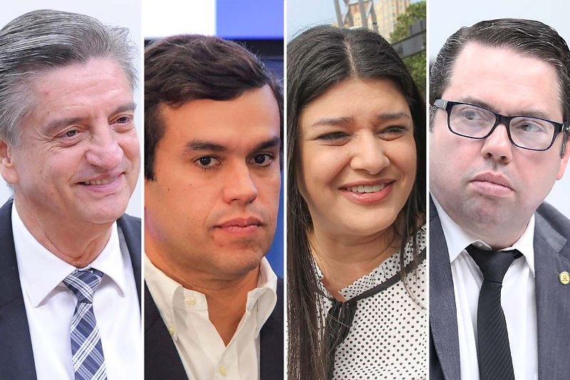 Dagoberto Nogueira (PP), Beto Pereira (Republicanos), Rose Modesto (União Brasil) e Rodolfo Nogueira (PL)