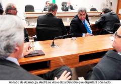 Governador Puccinelli, em Brasília, avisa a Delcídio e Azambuja: 