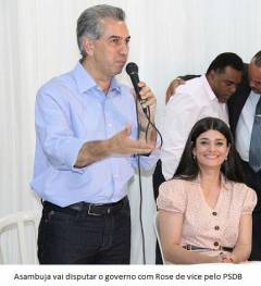Com Rose de vice, Azambuja fala à imprensa