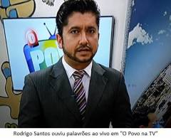 Apresentador de TV é xingado ao vivo em MS