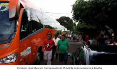 PT leva caravana de MS à posse de Dilma